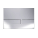 Crosswater Venue Chrome Dual Flush Plate
